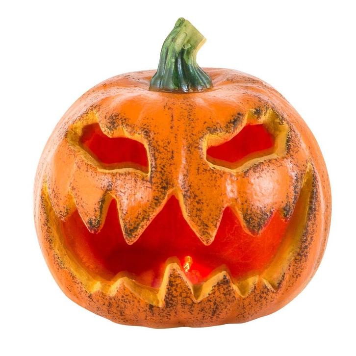 lichtgevende Halloween pompoen (16 cm) Decoratie, Hobby en Vrije tijd, Feestartikelen, Nieuw, Verzenden