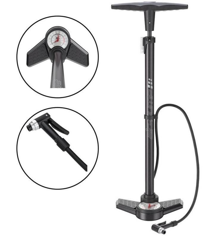 Fietspomp met drukmeter -  11 bar - Super Deal!!, Fietsen en Brommers, Fietsaccessoires | Fietspompen, Nieuw, Drukmeter, Verzenden