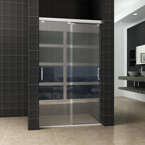 Nisdeur Wiesbaden Dubbele Schuifdeur 2-Delig 140x200 cm 8 mm, Doe-het-zelf en Verbouw, Sanitair, Ophalen of Verzenden