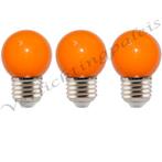 EK2021 - prikkabel met oranje LED lampen 1W - E27, Tuin en Terras, Buitenverlichting, Verzenden, Nieuw