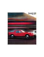 1968 SAAB SONETT V4 BROCHURE ENGELS, Boeken, Auto's | Folders en Tijdschriften, Nieuw, Author