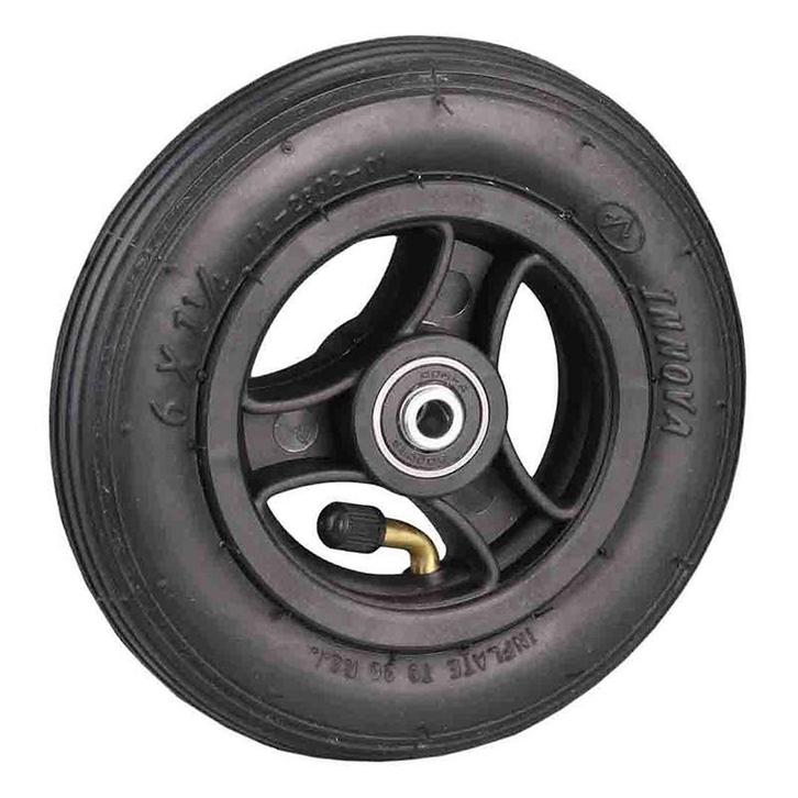 Voorwiel voor rolstoelen - 6 inch 150x30mm met luchtband, Diversen, Rolstoelen, Handbewogen rolstoel, Nieuw, Ophalen of Verzenden