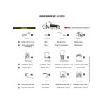 Melia Melia baby/peuter schaal bev.set 5P Urban Arrow bakfie, Fietsen en Brommers, Fietsaccessoires | Fietsstoeltjes, Verzenden