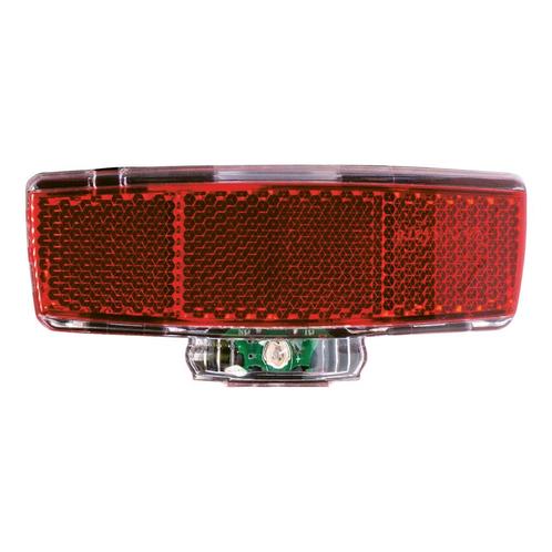 Simson Batterij Bagagedrager achterlicht 'Block' 1 LED, Fietsen en Brommers, Fietsonderdelen, Verzenden