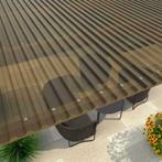 PVC lichtplaat | Dakplaat | 70/18 | 1,0 mm | Brons