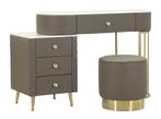 BED BUREAU SHARON GRIJS MET KRUK CM 120X40X75 (AFMETING KRUK, Ophalen of Verzenden, Nieuw
