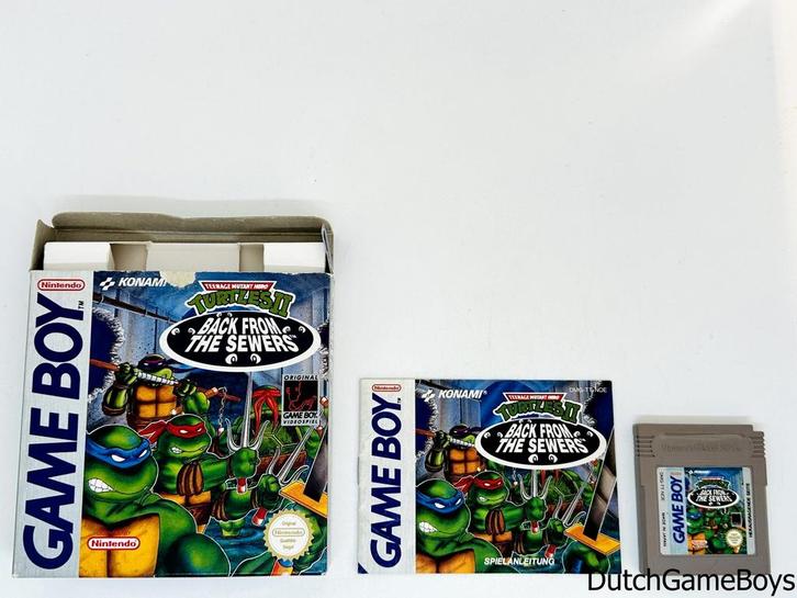 Gameboy Classic - Turtles II - Back From The Sewers - NOE (1, Spelcomputers en Games, Games | Nintendo Game Boy, Gebruikt, Verzenden