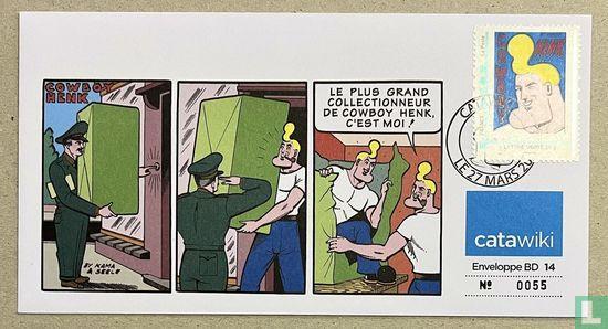 Frankrijk - Enveloppe BD 14: Cowboy Henk - 2015 (postzegels), Postzegels en Munten, Postzegels | Europa | Frankrijk, Postfris