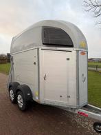 Oerdegelijke Bockmann 1,5 paards met zadelkamer!, Ophalen, Zo goed als nieuw, Aluminium, 1½-paards trailer