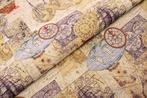 GOBELIN-stof met vintage verschillende esoterische symbolen, Antiek en Kunst, Antiek | Kleden en Textiel