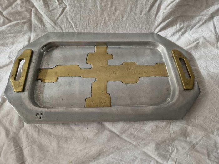 Decoratief dienblad - David Marshall - Spanje, Antiek en Kunst, Curiosa en Brocante