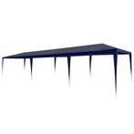 vidaXL Partytent 3x9 m PE blauw, Verzenden, Nieuw, Partytent