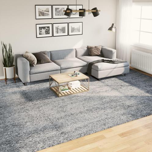 vidaXL Vloerkleed PAMPLONA shaggy hoogpolig modern 300x400, Huis en Inrichting, Stoffering | Tapijten en Kleden, Blauw, Nieuw