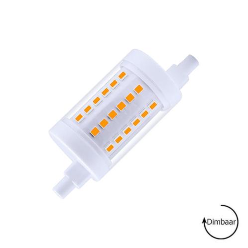 R7S LED staaflamp | 78 mm | 7.5 watt | 3000K modern warm wit, Huis en Inrichting, Lampen | Losse lampen, Overige typen, Nieuw