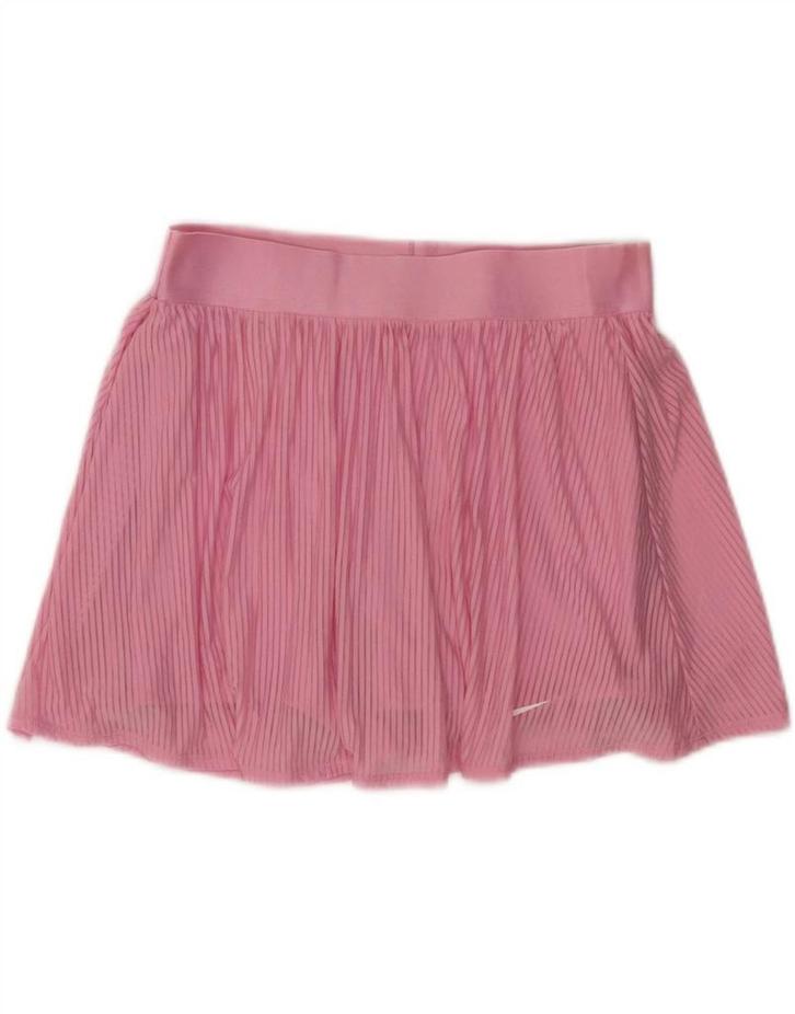 NIKE Womens Dri Fit Tennis Skirt UK 12 Medium Pink Pinstripe, Kleding | Dames, Rokken, Verzenden