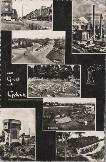 GELEEN - Meerluik een Groet uit Geleen, Verzamelen, Ansichtkaarten | Nederland, Verzenden