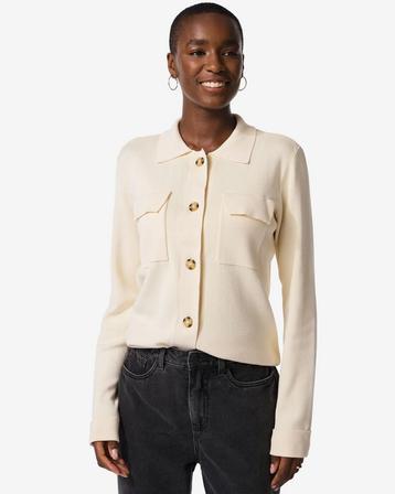 HEMA Damesvest Ivory gebroken wit beschikbaar voor biedingen