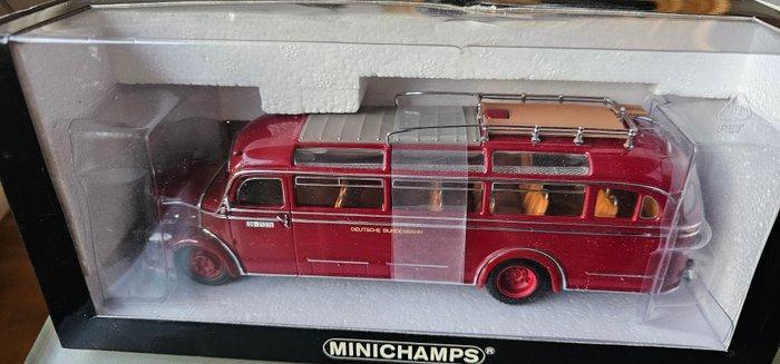Minichamps 1:43 - Modelbus - Mercedes-Benz O 3500 Deutsche, Hobby en Vrije tijd, Modelauto's | 1:5 tot 1:12