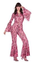 70s Catsuit Disco Diva Roze, Kleding | Dames, Carnavalskleding en Feestkleding, Ophalen of Verzenden, Nieuw