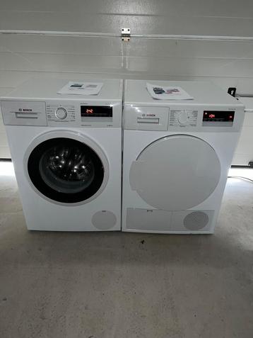 Prachtige Bosch 8KG Wasmachine Bosch 8KG Warmtepompdroger! beschikbaar voor biedingen