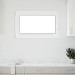 vidaXL Kelderraam RISOR 100x70 cm draai-kiep DIN links wit, Doe-het-zelf en Verbouw, Verzenden, Nieuw