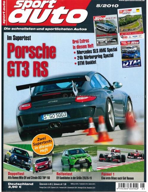 2010 SPORT AUTO MAGAZINE 05 DUITS, Boeken, Auto's | Folders en Tijdschriften