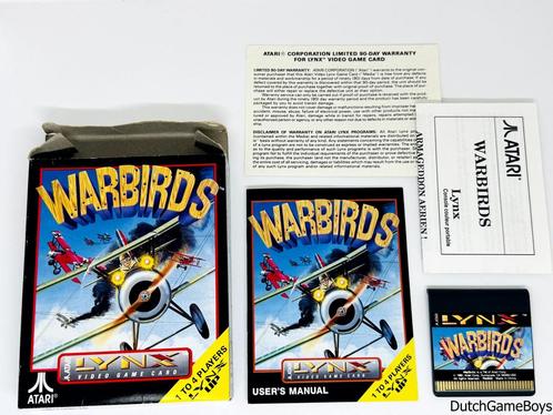 Atari Lynx - Warbirds, Spelcomputers en Games, Games | Atari, Gebruikt, Verzenden