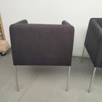 Skandiform fauteuil boxer - zwarte stof (alleen per set), Huis en Inrichting, Fauteuils, Ophalen of Verzenden, Nieuw
