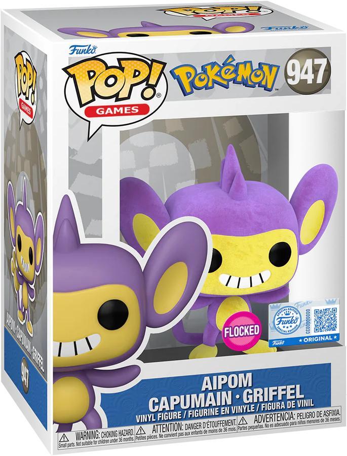 Funko Pop! - Pokemon - Aipom (Flocked) #947 | Funko - Hobby, Verzamelen, Poppetjes en Figuurtjes, Nieuw, Verzenden