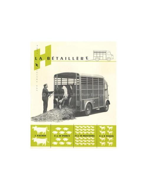 1957 CITROEN H VEEWAGEN BROCHURE FRANS, Boeken, Auto's | Folders en Tijdschriften