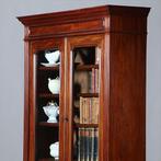 Franse Boekenkast bibliotheekkast ca 1875 die ook als servie, Antiek en Kunst, Ophalen of Verzenden