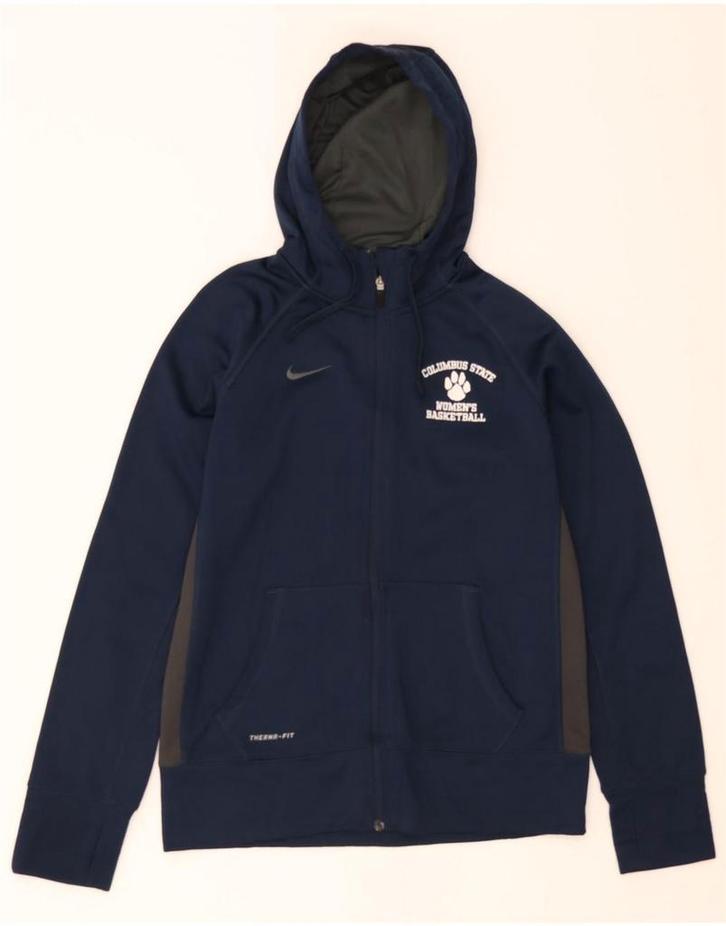 NIKE Mens Therma-Fit Zip Hoodie Sweater Medium Navy Blue, Kleding | Heren, Truien en Vesten, Verzenden