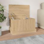 vidaXL Opbergbox 50x30x28 cm bewerkt hout sonoma, Huis en Inrichting, Woonaccessoires | Kisten, Verzenden, Nieuw