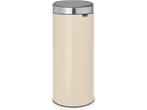 Brabantia Touch Bin Prullenbak - 30 liter - Soft Beige/Matt, Huis en Inrichting, Verzenden, Zo goed als nieuw