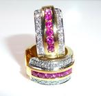 Oorbellen - 18 karaat Geel goud - 0.72ct. tw. Diamant, Sieraden, Tassen en Uiterlijk, Oorbellen, Nieuw