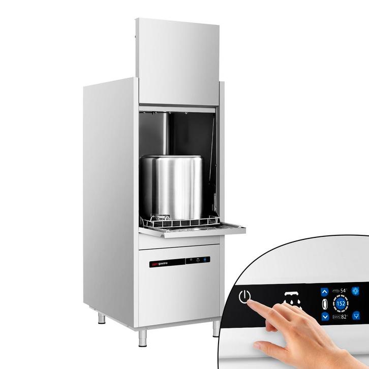 GGM Gastro | Dubbelwandige pannenwasmachine - Touch - 16,7 |, Huis en Inrichting, Keuken | Potten en Pannen, Nieuw, Verzenden