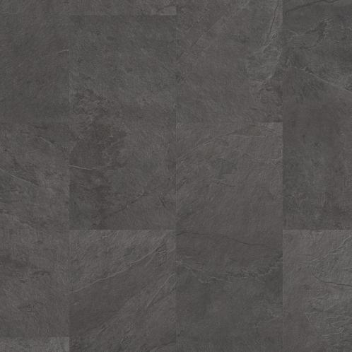 Klik pvc tegel zwart |  Quick-Step Alpha Leisteen Zwart, Huis en Inrichting, Stoffering | Vloerbedekking, Ophalen