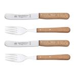 RÖR Solingen Ontbijtmes Buckels – Lemmet 11,5 cm – Set, Ophalen of Verzenden, Nieuw, Rvs of Chroom, Bestekset