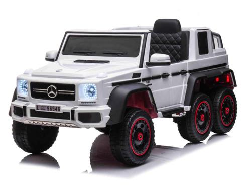 Mercedes-Benz G63 6x6, 12v met rubberen banden en meer!, Kinderen en Baby's, Speelgoed | Buiten | Accuvoertuigen, Nieuw, Ophalen of Verzenden
