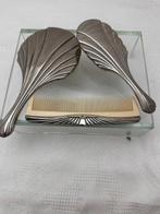 Art Deco Lampetstel (3) - Metaal, Verzilverd