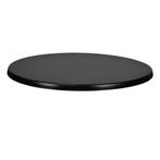 Tafelblad | Zwart | In-/Outdoor | Ø600x30(h)mm Werzalit, Verzenden, Nieuw in verpakking