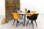 Hartman Sophie Studio Orange- black/Dave teak 110 cm., Nieuw, Tuinset, Hout, Verzenden