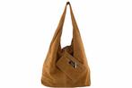 Comfortabele suède maxi tas - zachte schouder tas met, Nieuw