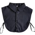 Zwart heren kraagje / mannen kraagje | losse blouse kraagjes, Verzenden, Nieuw, Losse blouse kraagjes