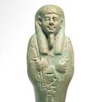 Oude Egypte, late periode Faience Shabti voor Padi-Amun