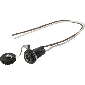Stekkerdoos din 2 polen met kabel beschikbaar voor biedingen