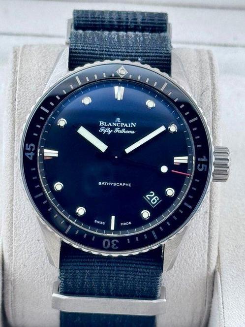 Blancpain - Fifty Fathoms Bathyscaphe Automatic Divers, Sieraden, Tassen en Uiterlijk, Horloges | Heren