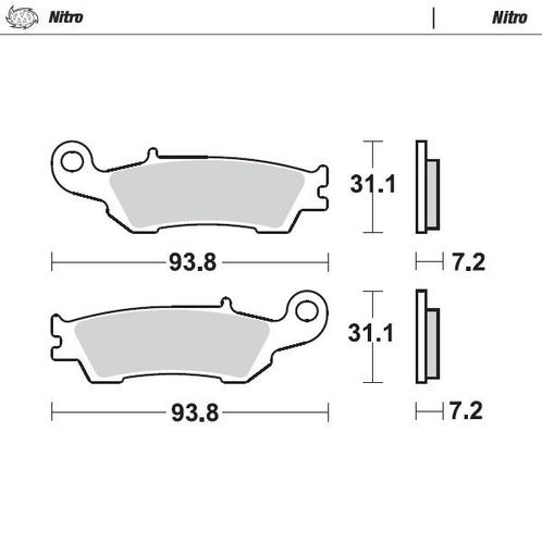 Moto Master Sintered Metal Voor remblokken Nitro Yamaha, Motoren, Onderdelen | Merk-onafhankelijk, Ophalen of Verzenden