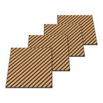 Akoestisch wandpaneel Vang 12 stuks 4,32 m² diagonaal eikenk, Doe-het-zelf en Verbouw, Platen en Panelen, Verzenden, Nieuw