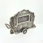 Miniatuur beeldje - Draaiorgel - .835 zilver, Antiek en Kunst, Antiek | Goud en Zilver